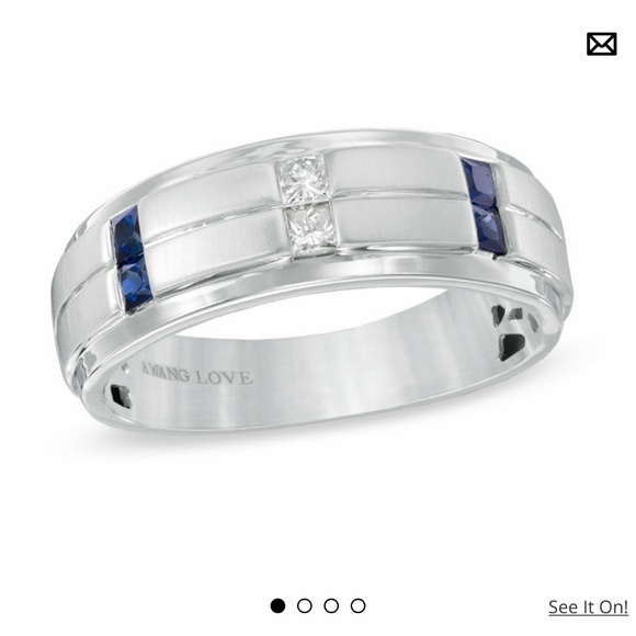 Vera Wang mens engagement ring - Picture 1 of 2